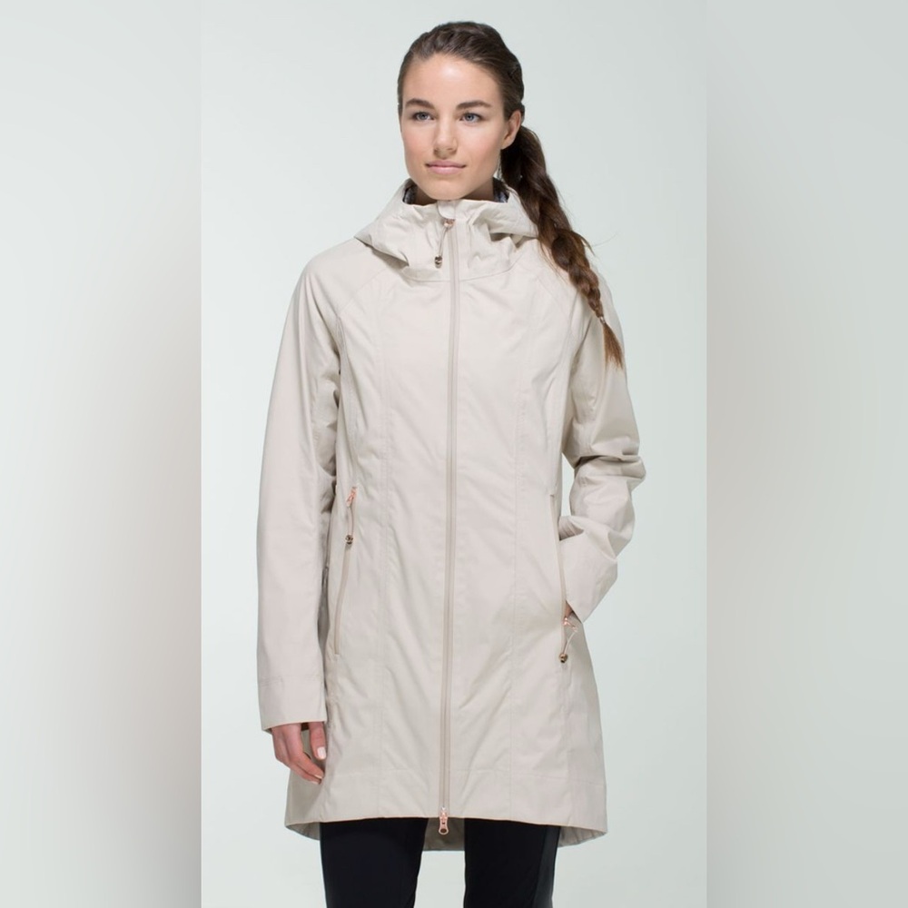 Lululemon Right as Rain Light Tan Jacket
